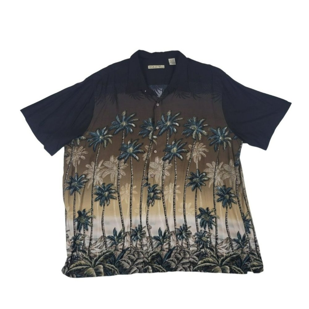 Batik Bay Shirt Men's Size XXL Multi-color Short Sleeve Hawaiian Tropical